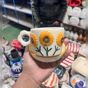 Sunflower Cup & Saucer