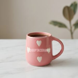 Heart Mug Pink