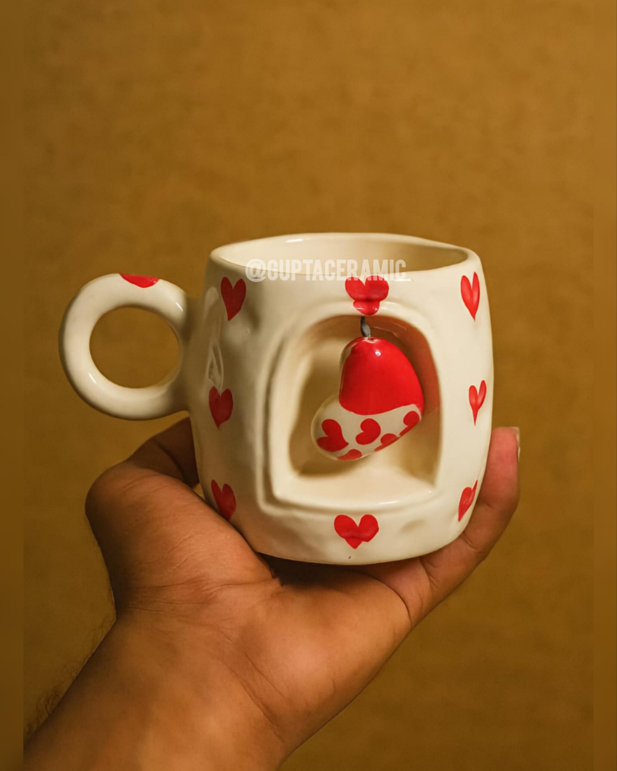 Hanging Heart Mug