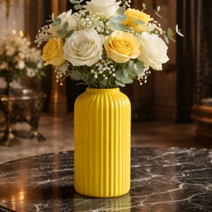 Jar vase (Yellow)